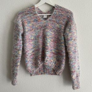 🌈Soft Eyelash Rainbow Sweater 🌈